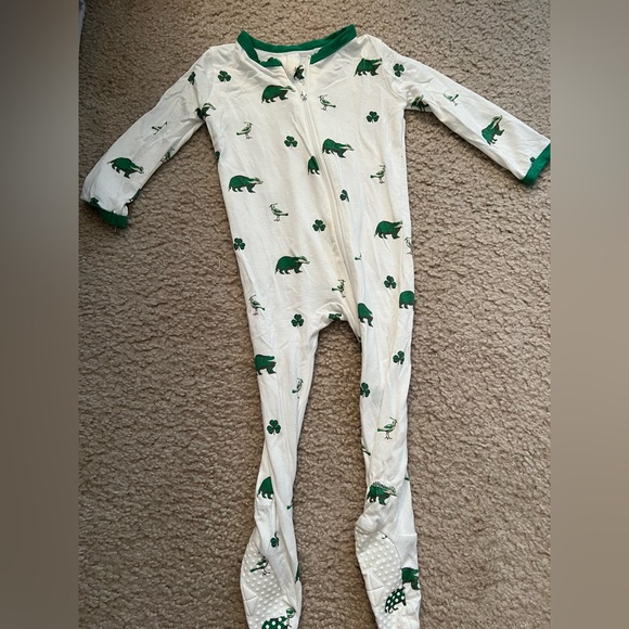 Kyte Baby Irish Footie 6-12 Months - Picture 1 of 4